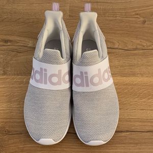 Adidas Light Racer, gray lavender mesh sneakers